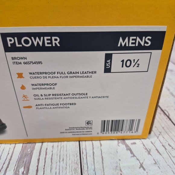 Herman Survivors Plower Waterproof Pull On Work Boots Steel Toe Men's Sz 10 1/2 - Picture 4 of 5